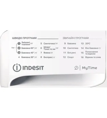 Пральна машина Indesit OMTWSE61051WKUA   - 4